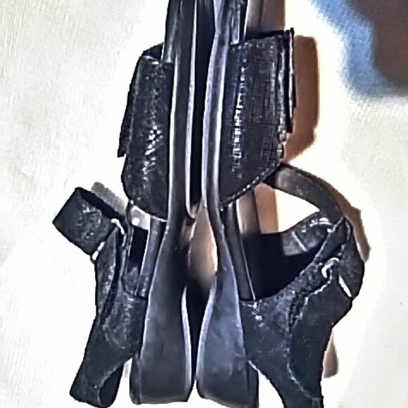 🌺BUNDLE ONLY🌺MUNRO LADIES BLACK SANDALS - Picture 8 of 9